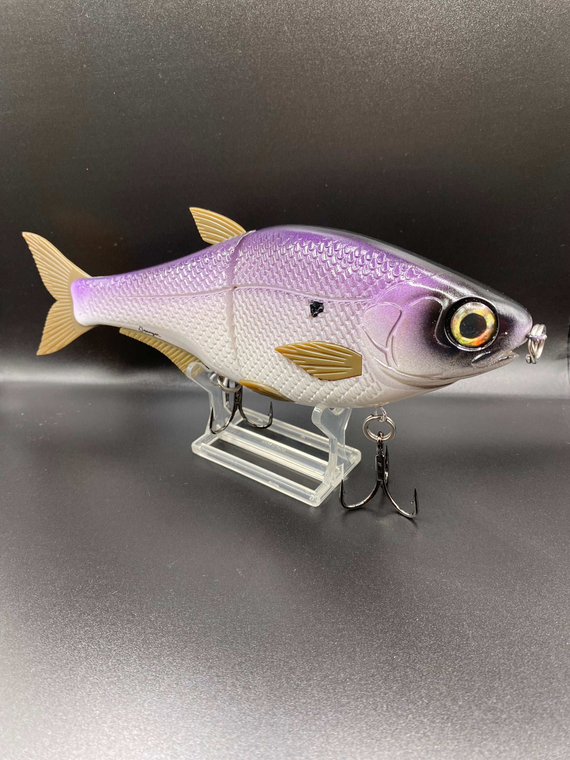 glide bait, hinkle shad, custom glide bait
